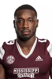 STARKVILLE, MS - August 05, 2021 - Mississippi State Defensive Back Jalen Green (#0) headshot taken at the Leo Seal Jr. Football Complex at Mississippi State University in Starkville, MS. Photo By Austin Perryman