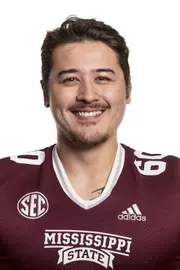 STARKVILLE, MS - August 05, 2021 - Mississippi State Punter Archer Trafford (#56) headshot taken at the Leo Seal Jr. Football Complex at Mississippi State University in Starkville, MS. Photo By Austin Perryman