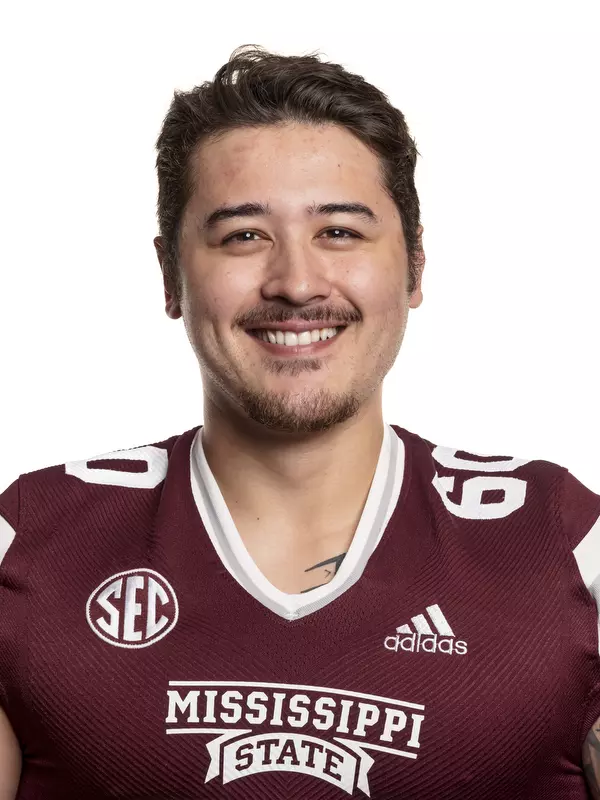STARKVILLE, MS - August 05, 2021 - Mississippi State Punter Archer Trafford (#56) headshot taken at the Leo Seal Jr. Football Complex at Mississippi State University in Starkville, MS. Photo By Austin Perryman