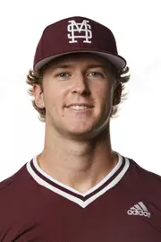 STARKVILLE, MS - September 07, 2021 - Mississippi State Pitcher KC Hunt (#2) headshot taken during 2021-2022 Baseball Production Days at the Holliman Athletic Center at Mississippi State University in Starkville, MS. Photo By Austin Perryman