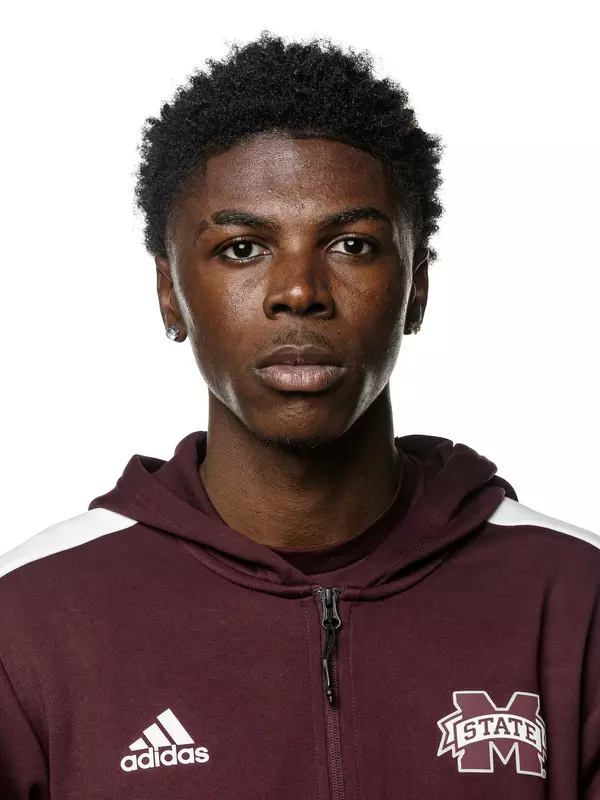 STARKVILLE, MS - September 23, 2021 - Mississippi State Sprinter Navaski Anderson headshot taken at the Holliman Athletic Center at Mississippi State University in Starkville, MS. Photo By Austin Perryman
