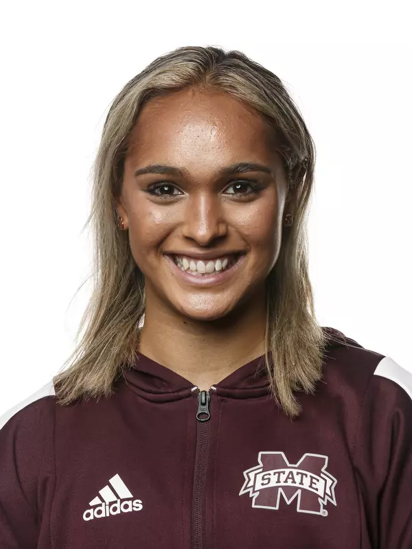 STARKVILLE, MS - September 23, 2021 - Mississippi State Distance Runner Zoe Britto headshot taken at the Holliman Athletic Center at Mississippi State University in Starkville, MS. Photo By Austin Perryman
