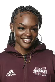 STARKVILLE, MS - September 23, 2021 - Mississippi State Multi-Event Shayla Broughton headshot taken at the Holliman Athletic Center at Mississippi State University in Starkville, MS. Photo By Austin Perryman