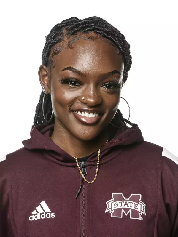 STARKVILLE, MS - September 23, 2021 - Mississippi State Multi-Event Shayla Broughton headshot taken at the Holliman Athletic Center at Mississippi State University in Starkville, MS. Photo By Austin Perryman