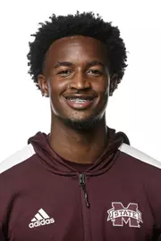 STARKVILLE, MS - September 23, 2021 - Mississippi State Jumper Keshun Byrd headshot taken at the Holliman Athletic Center at Mississippi State University in Starkville, MS. Photo By Austin Perryman