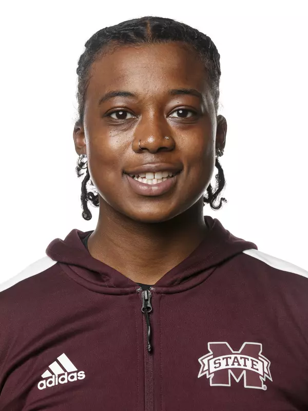 STARKVILLE, MS - September 21, 2021 - Mississippi State Thrower Francesca Chambers headshot taken at the Holliman Athletic Center at Mississippi State University in Starkville, MS. Photo By Austin Perryman