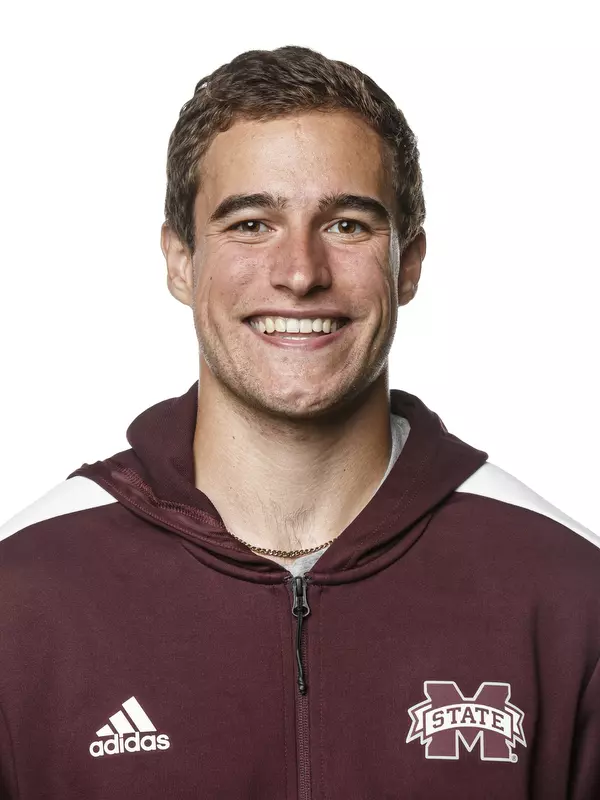 STARKVILLE, MS - September 23, 2021 - Mississippi State Sprinter Dalton Dempsey headshot taken at the Holliman Athletic Center at Mississippi State University in Starkville, MS. Photo By Austin Perryman