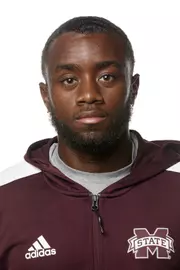 STARKVILLE, MS - September 21, 2021 - Mississippi State Sprinter Kendrick Edwards headshot taken at the Holliman Athletic Center at Mississippi State University in Starkville, MS. Photo By Austin Perryman