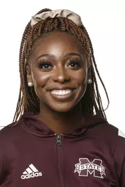 STARKVILLE, MS - September 23, 2021 - Mississippi State Sprinter Shayla Felder headshot taken at the Holliman Athletic Center at Mississippi State University in Starkville, MS. Photo By Austin Perryman