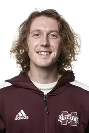 STARKVILLE, MS - September 23, 2021 - Mississippi State Distance Runner Clayton Fulgham headshot taken at the Holliman Athletic Center at Mississippi State University in Starkville, MS. Photo By Austin Perryman