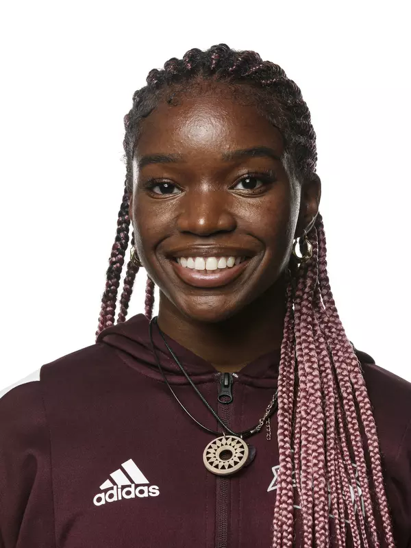 STARKVILLE, MS - September 23, 2021 - Mississippi State Jumper Jada Grant headshot taken at the Holliman Athletic Center at Mississippi State University in Starkville, MS. Photo By Austin Perryman