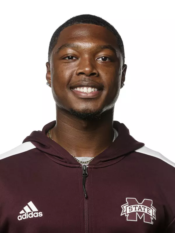 STARKVILLE, MS - September 23, 2021 - Mississippi State Hurdler Jesse Henderson headshot taken at the Holliman Athletic Center at Mississippi State University in Starkville, MS. Photo By Austin Perryman