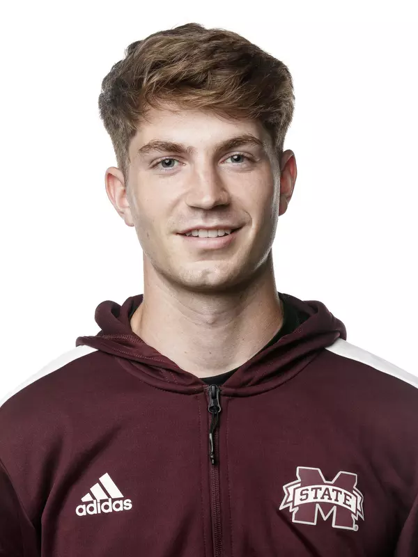 STARKVILLE, MS - September 21, 2021 - Mississippi State Mid Distance Runner Daniel Joyce headshot taken at the Holliman Athletic Center at Mississippi State University in Starkville, MS. Photo By Austin Perryman