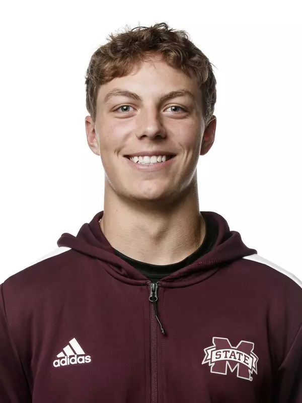 STARKVILLE, MS - September 21, 2021 - Mississippi State Jumper Nolan Krol headshot taken at the Holliman Athletic Center at Mississippi State University in Starkville, MS. Photo By Austin Perryman