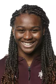 STARKVILLE, MS - September 23, 2021 - Mississippi State Sprinter Jada McDougle headshot taken at the Holliman Athletic Center at Mississippi State University in Starkville, MS. Photo By Austin Perryman