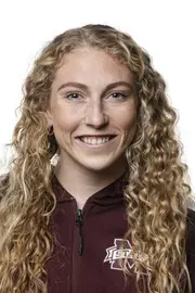 STARKVILLE, MS - September 23, 2021 - Mississippi State Jumper Peyton Mickelson headshot taken at the Holliman Athletic Center at Mississippi State University in Starkville, MS. Photo By Austin Perryman
