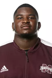 STARKVILLE, MS - September 21, 2021 - Mississippi State Thrower Jeremiah Pierce headshot taken at the Holliman Athletic Center at Mississippi State University in Starkville, MS. Photo By Austin Perryman