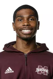 STARKVILLE, MS - September 23, 2021 - Mississippi State Sprinter/Jumper Safir Scott headshot taken at the Holliman Athletic Center at Mississippi State University in Starkville, MS. Photo By Austin Perryman