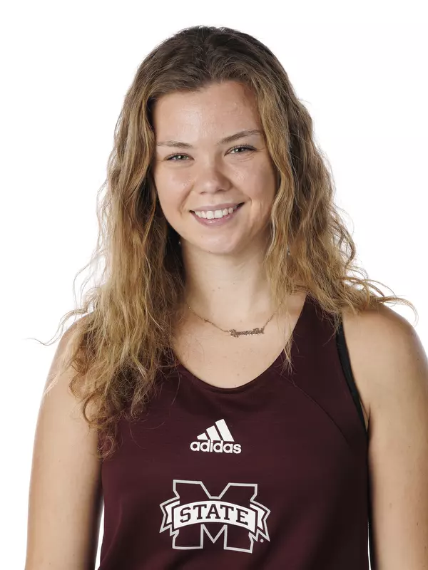 STARKVILLE, MS - January 13, 2022 - Mississippi State's Emmanouela Antonaki headshot taken during 2022 Women’s Tennis Production Day at the Holliman Athletic Center at Mississippi State University in Starkville, MS. Photo By Austin Perryman