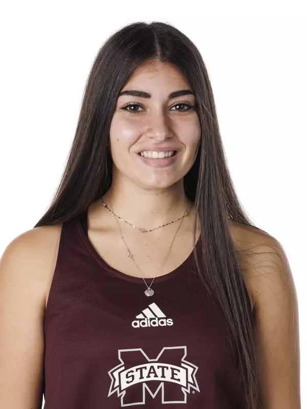 STARKVILLE, MS - January 13, 2022 - Mississippi State's Alessia Tagliente headshot taken during 2022 Women’s Tennis Production Day at the Holliman Athletic Center at Mississippi State University in Starkville, MS. Photo By Austin Perryman