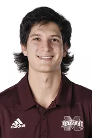 STARKVILLE, MS - January 12, 2022 - Mississippi State's Seth Richey headshot taken during 2022 Men’s Tennis Production Day at the Holliman Athletic Center at Mississippi State University in Starkville, MS. Photo By Kevin Snyder