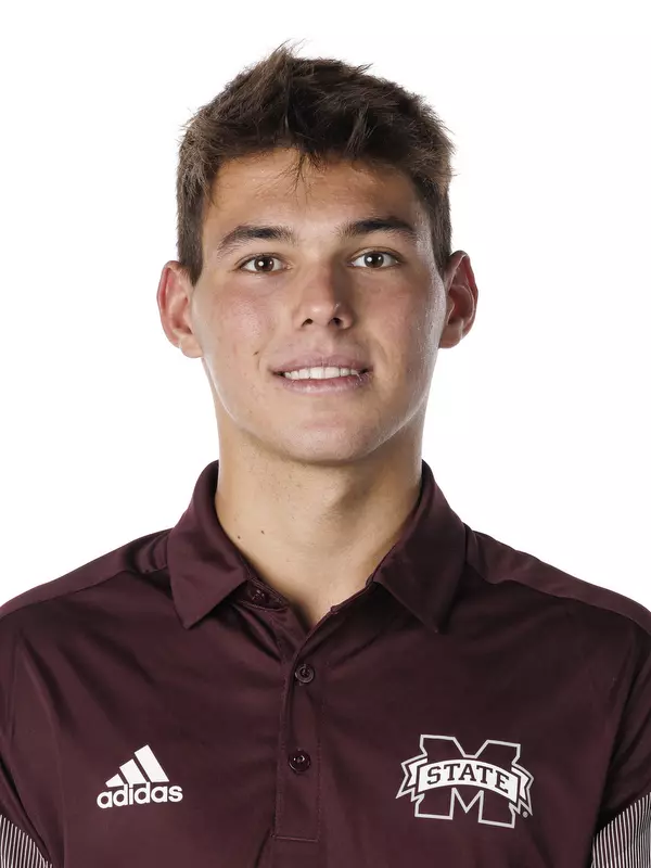 STARKVILLE, MS - January 12, 2022 - Mississippi State's Bautista Vilicich headshot taken during 2022 Men’s Tennis Production Day at the Holliman Athletic Center at Mississippi State University in Starkville, MS. Photo By Kevin Snyder