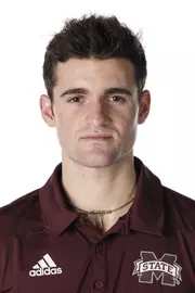 STARKVILLE, MS - January 19, 2022 - Mississippi State's Davide Tortora headshot taken during 2022 Production Day at the Holliman Athletic Center at Mississippi State University in Starkville, MS. Photo By Austin Perryman