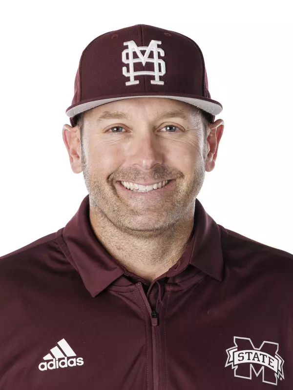 STARKVILLE, MS - January 20, 2022 - Mississippi State Assistant Coach Josh Johnson headshot taken during 2022 Production Day at the Holliman Athletic Center at Mississippi State University in Starkville, MS. Photo By Austin Perryman