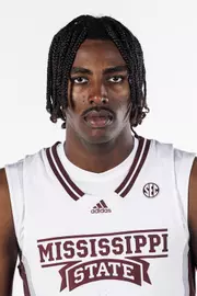 STARKVILLE, MS - September 22, 2022 - Mississippi State Forward Kimani Hamilton (#5) headshot during 2022-2023 Men’s Basketball Production Day at Mize Pavilion at Humphrey Coliseum at Mississippi State University in Starkville, MS. Photo By Kevin Snyder
