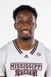 STARKVILLE, MS - September 22, 2022 - Mississippi State Guard Justin Rumph (#15) headshot during 2022-2023 Men’s Basketball Production Day at Mize Pavilion at Humphrey Coliseum at Mississippi State University in Starkville, MS. Photo By Kevin Snyder