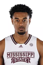 STARKVILLE, MS - September 22, 2022 - Mississippi State Forward Tolu Smith (#1) headshot during 2022-2023 Men’s Basketball Production Day at Mize Pavilion at Humphrey Coliseum at Mississippi State University in Starkville, MS. Photo By Kevin Snyder