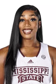 STARKVILLE, MS - October 05, 2022 - Mississippi State Forward/Center Jessika Carter (#4) headshot taken during the Women’s Basketball 2022-2023 Production Day at Mize Pavilion at Humphrey Coliseum in Starkville, MS. Photo By Kevin Snyder