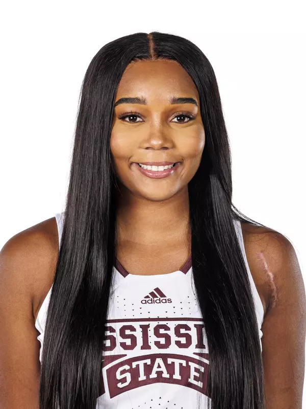 STARKVILLE, MS - October 05, 2022 - Mississippi State Guard Aislynn Hayes (#10) headshot taken during the Women’s Basketball 2022-2023 Production Day at Mize Pavilion at Humphrey Coliseum in Starkville, MS. Photo By Kevin Snyder