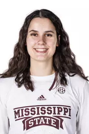 STARKVILLE, MS - October 05, 2022 - Mississippi State Center Charlotte Kohl (#22) headshot taken during the Women’s Basketball 2022-2023 Production Day at Mize Pavilion at Humphrey Coliseum in Starkville, MS. Photo By Kevin Snyder