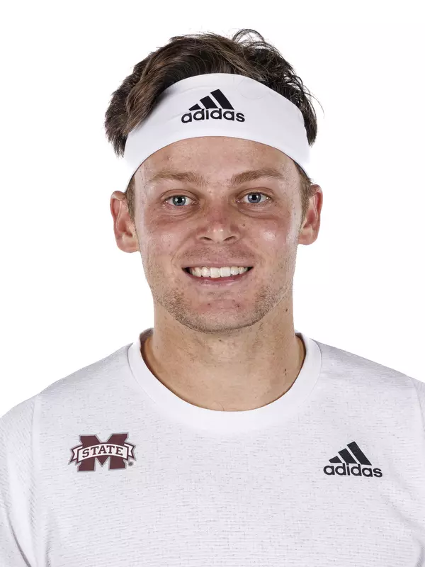STARKVILLE, MS - November 15, 2022 - Mississippi State's Ewen Lumsden headshot during 2022-2023 Tennis Production Day at the Holliman Athletic Center at Mississippi State University in Starkville, MS. Photo By Kevin Snyder