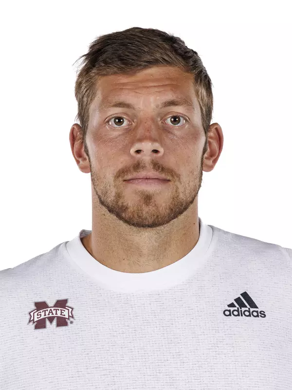 STARKVILLE, MS - November 14, 2022 - Mississippi State's Gregor Ramskogler headshot taken during 2022-2023 Tennis Production Day at the Holliman Athletic Center at Mississippi State University in Starkville, MS. Photo By Kevin Snyder