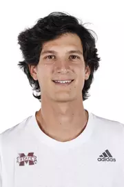 STARKVILLE, MS - November 14, 2022 - Mississippi State's Seth Richey headshot taken during 2022-2023 Tennis Production Day at the Holliman Athletic Center at Mississippi State University in Starkville, MS. Photo By Kevin Snyder