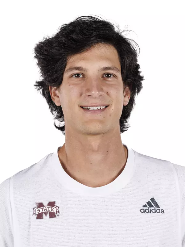 STARKVILLE, MS - November 14, 2022 - Mississippi State's Seth Richey headshot taken during 2022-2023 Tennis Production Day at the Holliman Athletic Center at Mississippi State University in Starkville, MS. Photo By Kevin Snyder