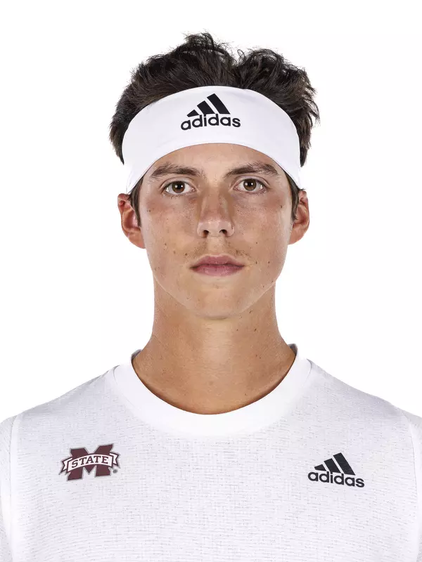 STARKVILLE, MS - November 14, 2022 - Mississippi State's Benito Sanchez Martinez headshot taken during 2022-2023 Tennis Production Day at the Holliman Athletic Center at Mississippi State University in Starkville, MS. Photo By Kevin Snyder