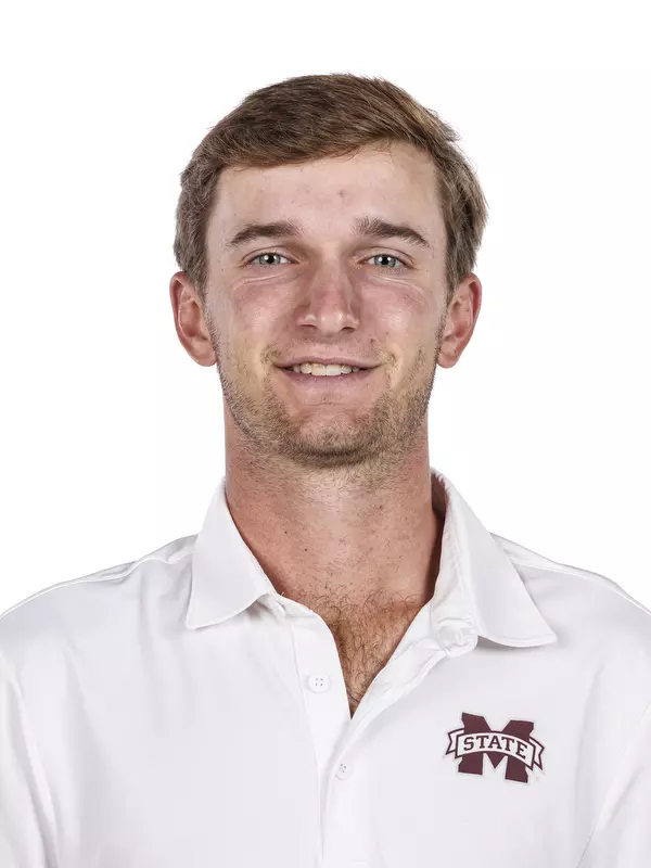 STARKVILLE, MS - November 07, 2022 - Mississippi State's William Wann headshot taken during 2022-2023 Men’s Golf Production Day at the Holliman Athletic Center at Mississippi State University in Starkville, MS. Photo By Kevin Snyder