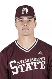 STARKVILLE, MS - November 20, 2022 - Mississippi State Infielder Slate Alford (#24) headshot taken during 2022-2023 Baseball Production Day at Dudy Noble Field at Polk-Dement Stadium in Starkville, MS. Photo By Kevin Snyder