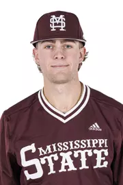 STARKVILLE, MS - November 20, 2022 - Mississippi State Infielder Lane Forsythe (#43) headshot taken during 2022-2023 Baseball Production Day at Dudy Noble Field at Polk-Dement Stadium in Starkville, MS. Photo By Kevin Snyder
