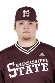 STARKVILLE, MS - November 20, 2022 - Mississippi State Pitcher Landon Gartman (#36) headshot taken during 2022-2023 Baseball Production Day at Dudy Noble Field at Polk-Dement Stadium in Starkville, MS. Photo By Kevin Snyder