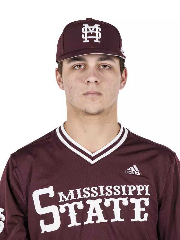 STARKVILLE, MS - November 20, 2022 - Mississippi State Pitcher Bradley Loftin (#30) headshot taken during 2022-2023 Baseball Production Day at Dudy Noble Field at Polk-Dement Stadium in Starkville, MS. Photo By Kevin Snyder