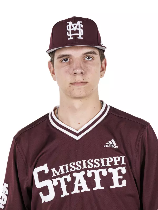 STARKVILLE, MS - November 20, 2022 - Mississippi State Catcher Ryan Williams (#40) headshot taken during 2022-2023 Baseball Production Day at Dudy Noble Field at Polk-Dement Stadium in Starkville, MS. Photo By Kevin Snyder