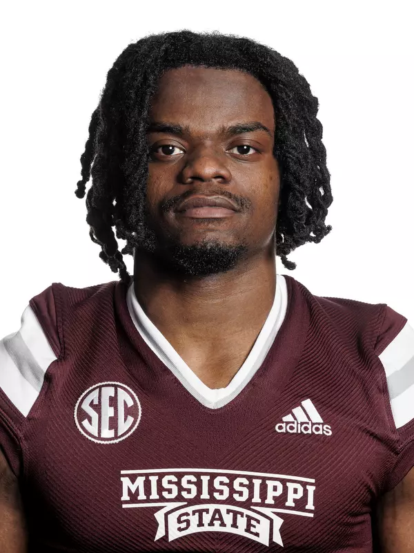 STARKVILLE, MS - February 02, 2022 - Mississippi State Safety Jackie Matthews headshot taken at the Leo Seal Jr. Football Complex at Mississippi State University in Starkville, MS. Photo By Austin Perryman