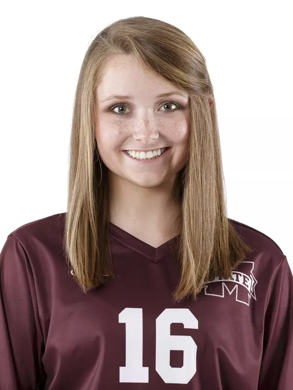 STARKVILLE, MS - July 11, 2018 - Mississippi State Libero/Defensive Specialist Simmons Allen (#16) headshot taken at Mississippi State University in Starkville, MS. Photo By Kelly Donoho