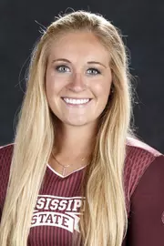 STARKVILLE, MS - July 26, 2016 - Mississippi State Libero/Defensive Specialist Savannah Cressman (#7) headshot taken at Mississippi State University in Starkville, MS. Photo By Kelly Price