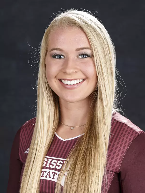 STARKVILLE, MS - July 26, 2016 - Mississippi State Setter Riley Duzenack (#17) headshot taken at Mississippi State University in Starkville, MS. Photo By Kelly Price