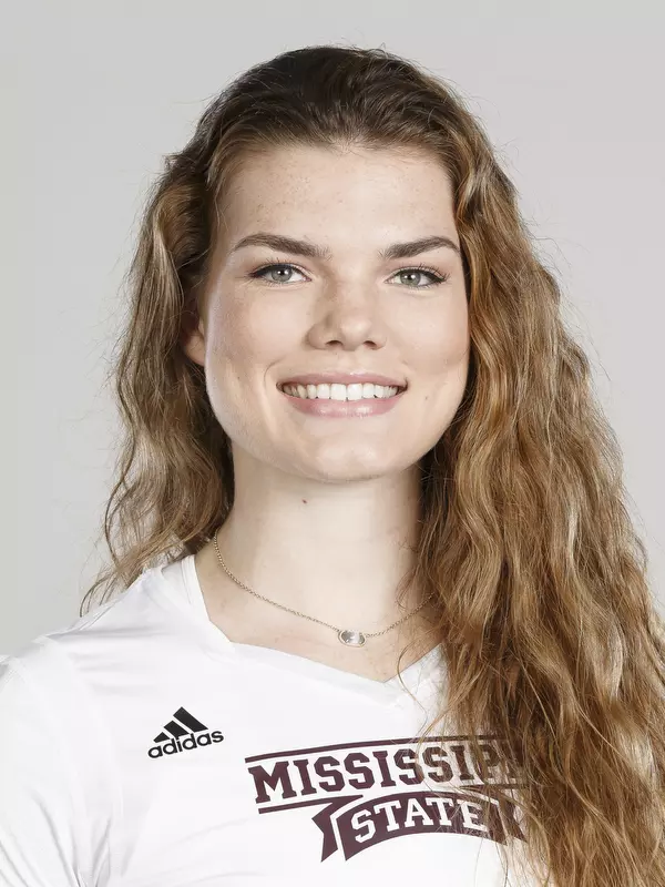 STARKVILLE, MS - July 06, 2017 - Mississippi State Middle Blocker Laura Rose Gray (#25) headshot taken at Mississippi State University in Starkville, MS. Photo By Kelly Price